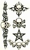Tribal Skulls 1 Tattoo